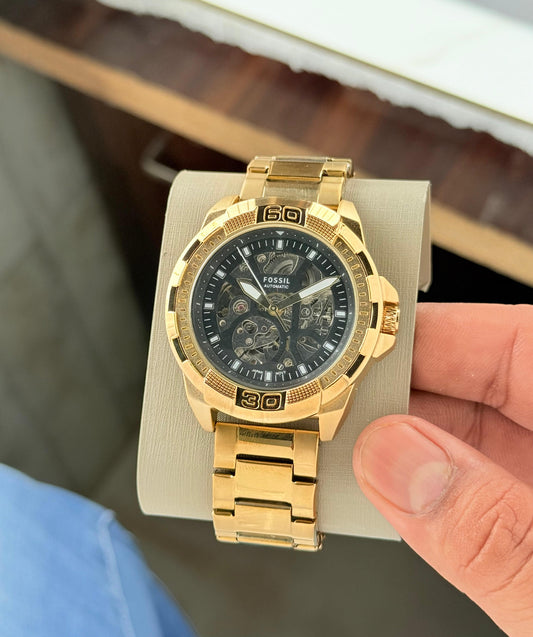 Fossil Bronson Bannon Premium Automatic Back Open Collection