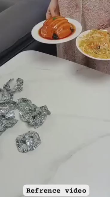 10pc silver foil
