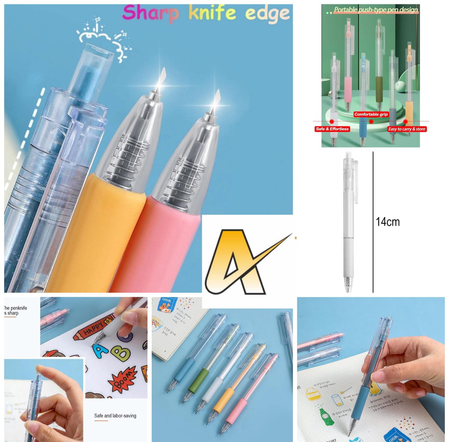 5pc Pen Shape Cutte