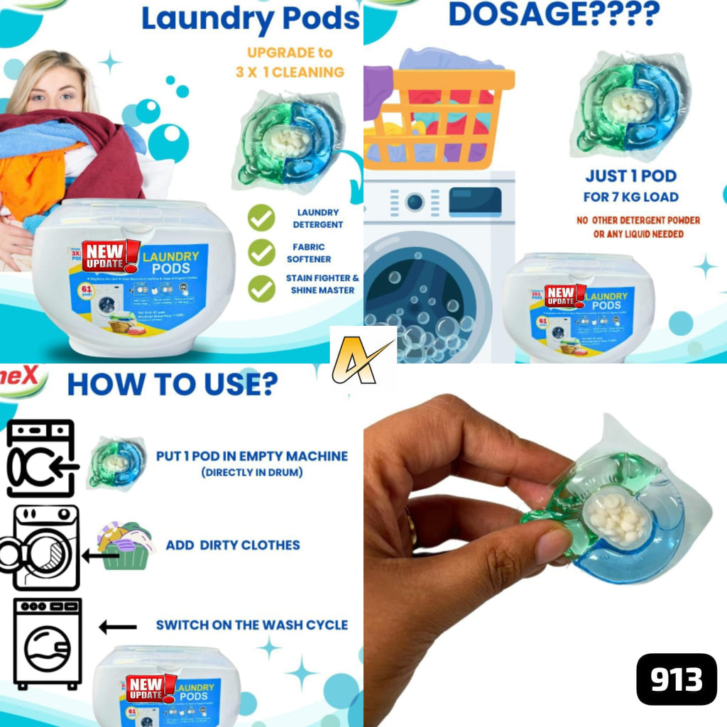 60pc Laundry Pods